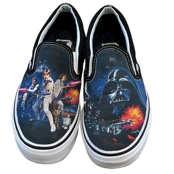 Vans Star Wars Classic Slip-On 'A New Hope' Shoes - Picture 1 of 10